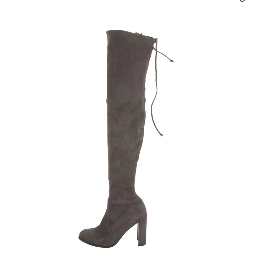 Stuart weitzman New!! over the knee suede Boots (grey, size 8.5)